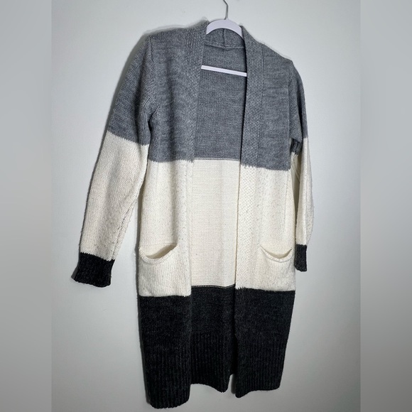 2 SHAZA Long Cardigan, Acrylic with wool, Made in Turkey. Both for $25 - Picture 2 of 12